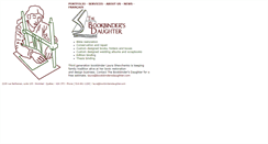 Desktop Screenshot of bookbindersdaughter.com